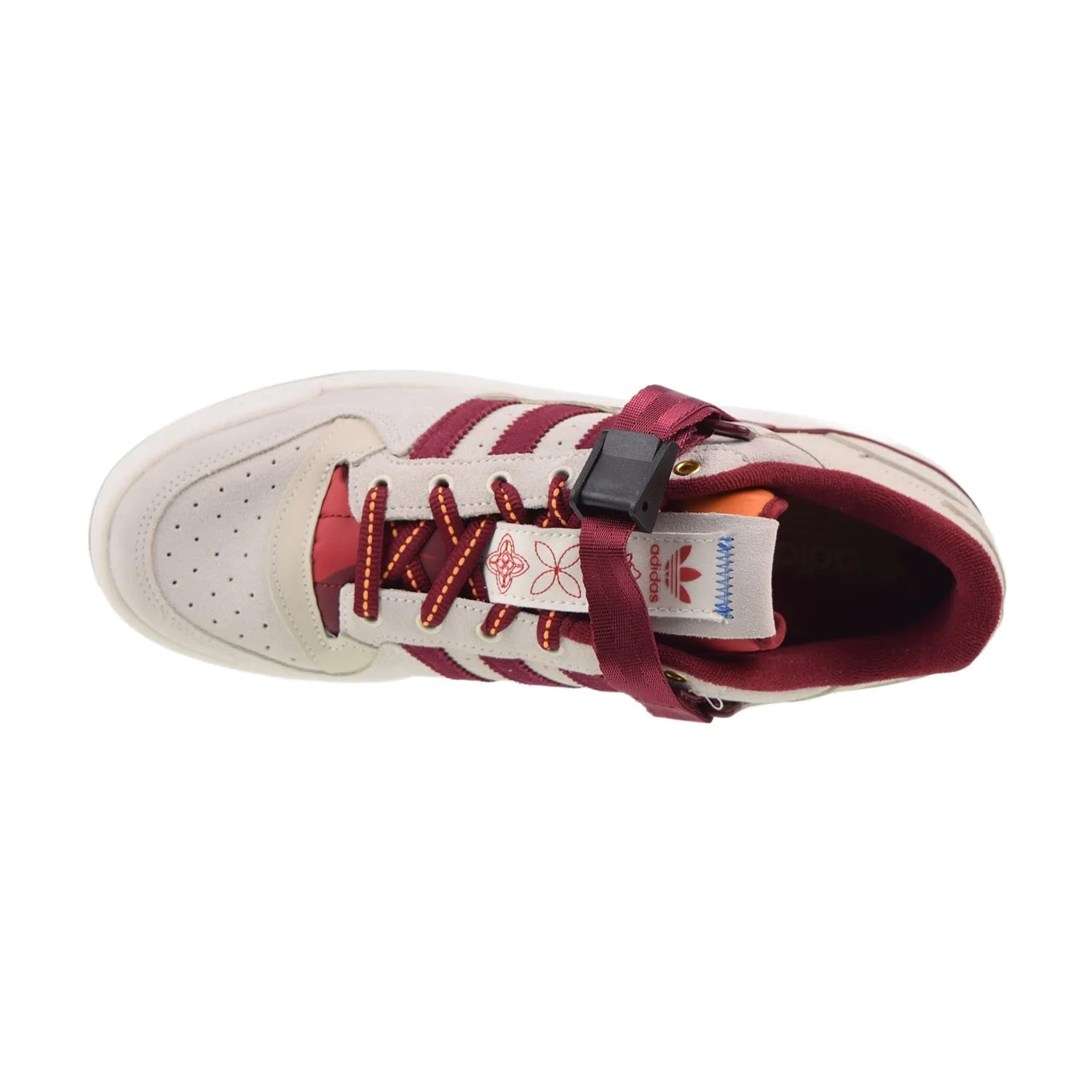 Adidas Forum Low Lunar New Year Men's Shoes Chalk White-Core Burgundy