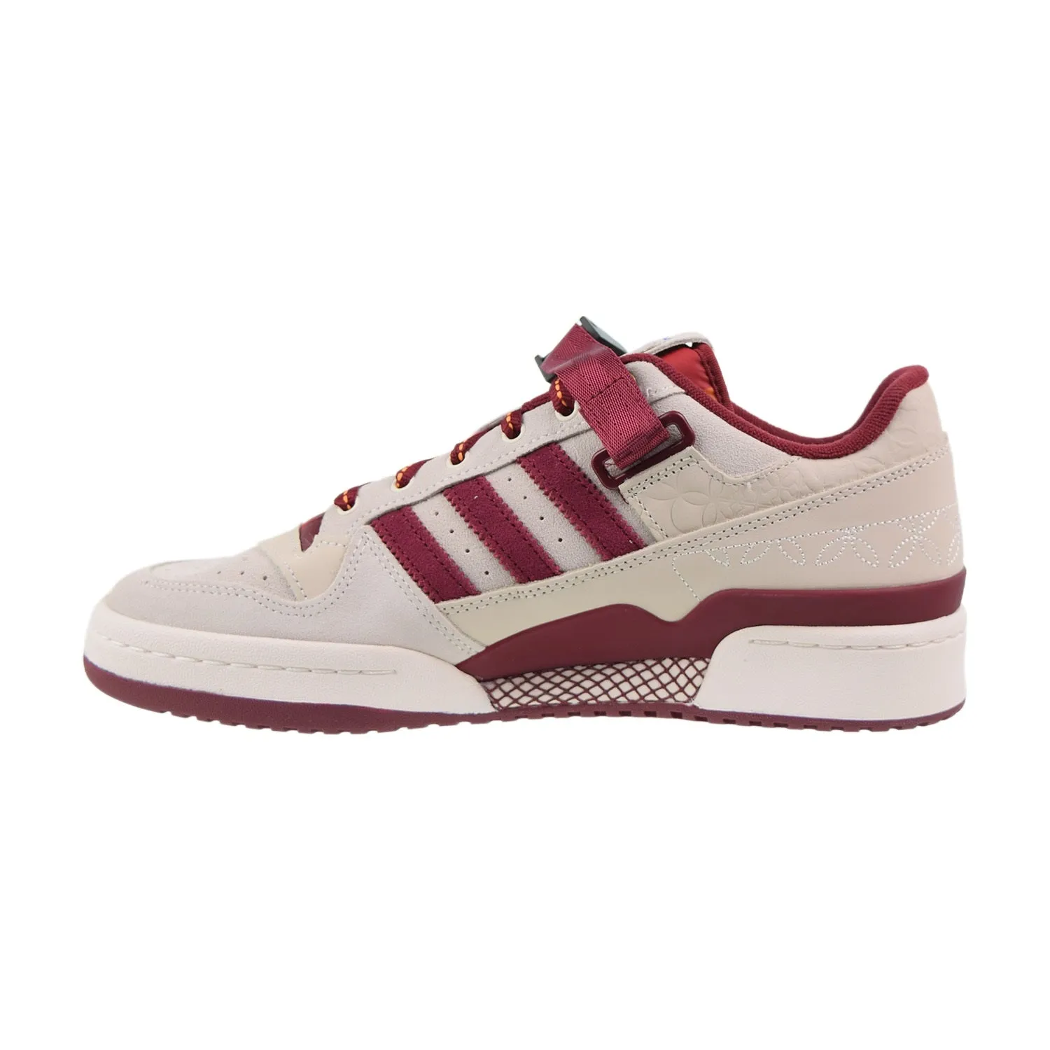 Adidas Forum Low Lunar New Year Men's Shoes Chalk White-Core Burgundy