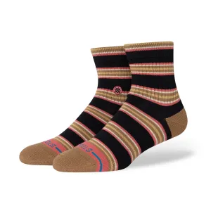Adult Quarter Socks - Speakeasy - Black