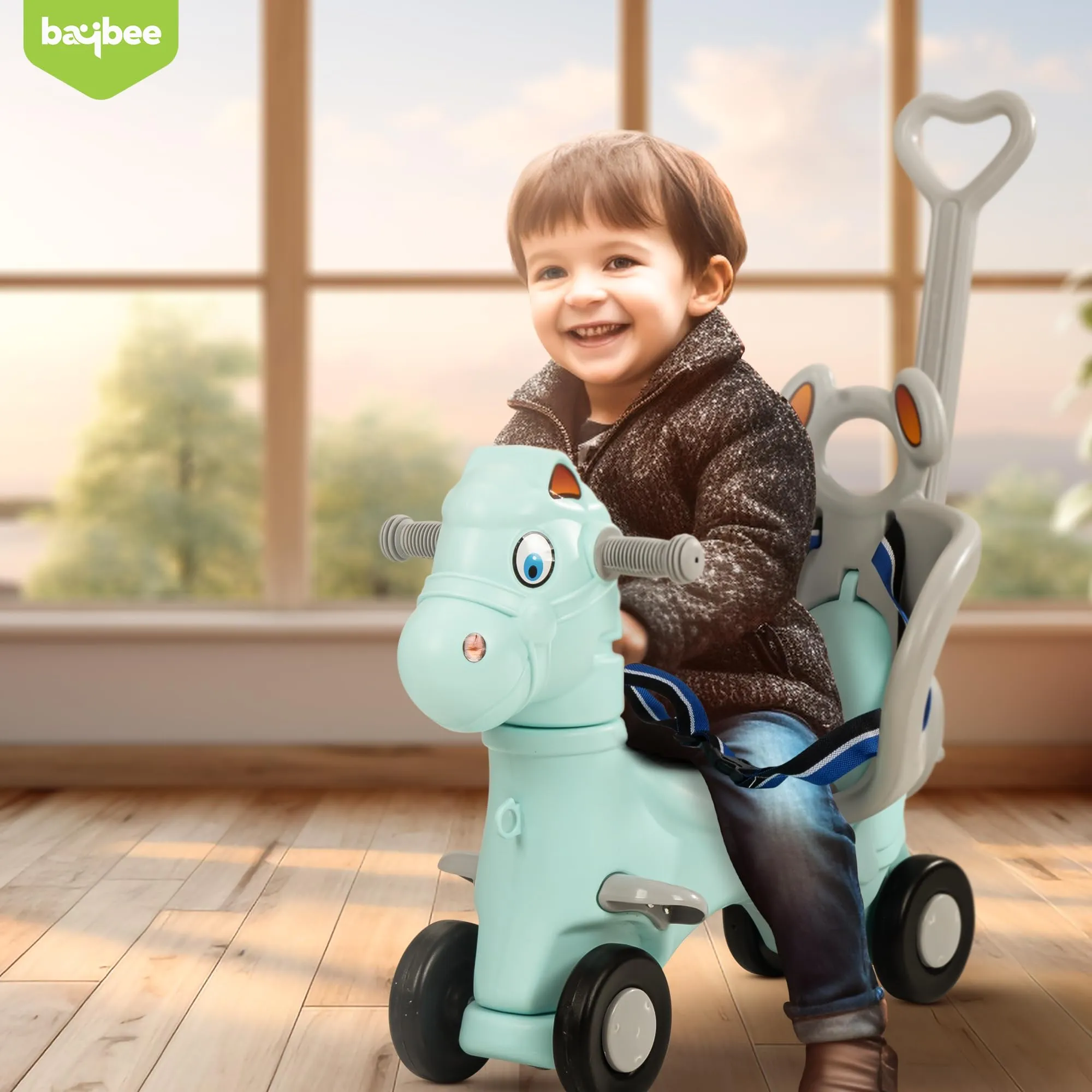 Baybee 2 in 1 Baby Horse Rider-Kids Ride On Push Car Toy Car Rider Babies