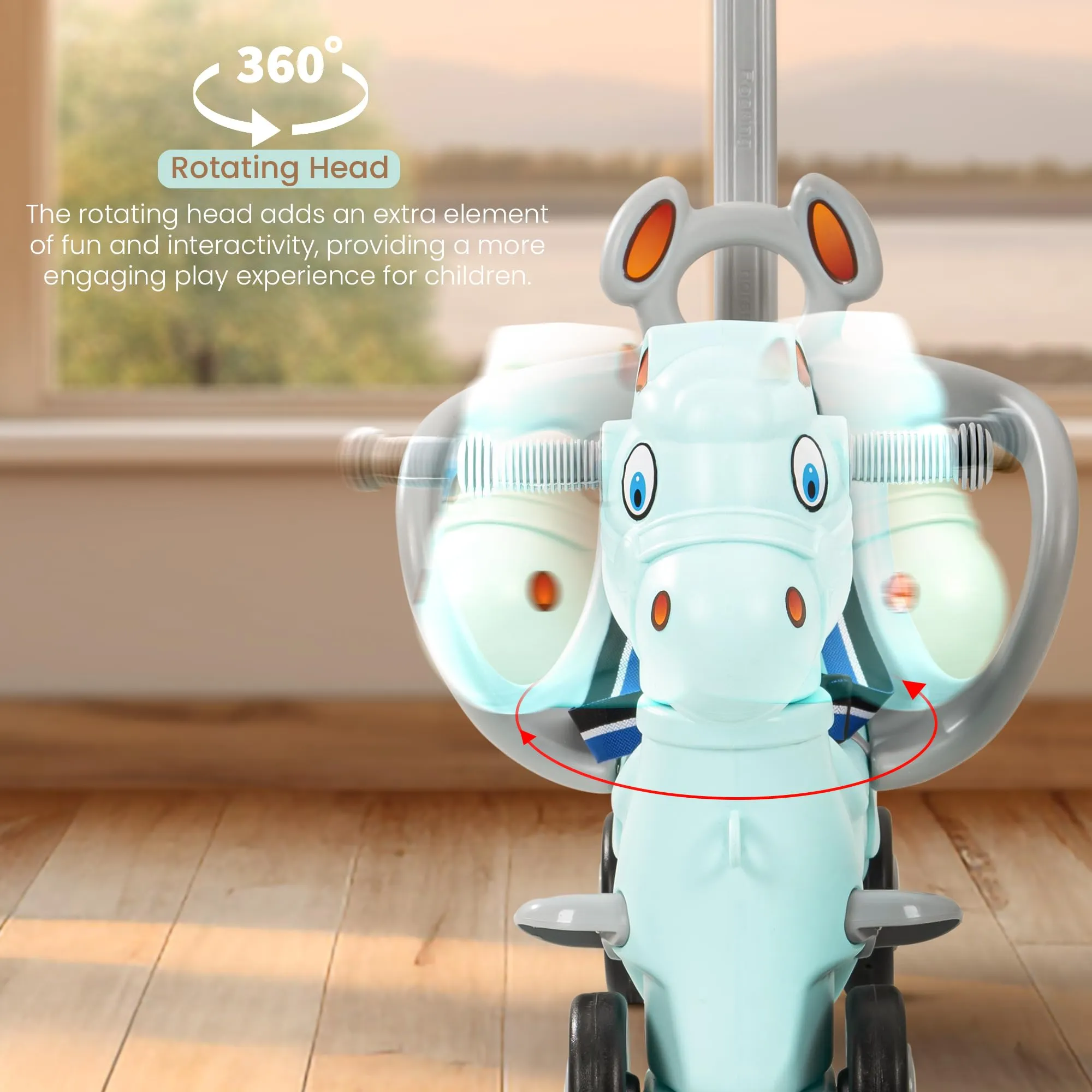 Baybee 2 in 1 Baby Horse Rider-Kids Ride On Push Car Toy Car Rider Babies