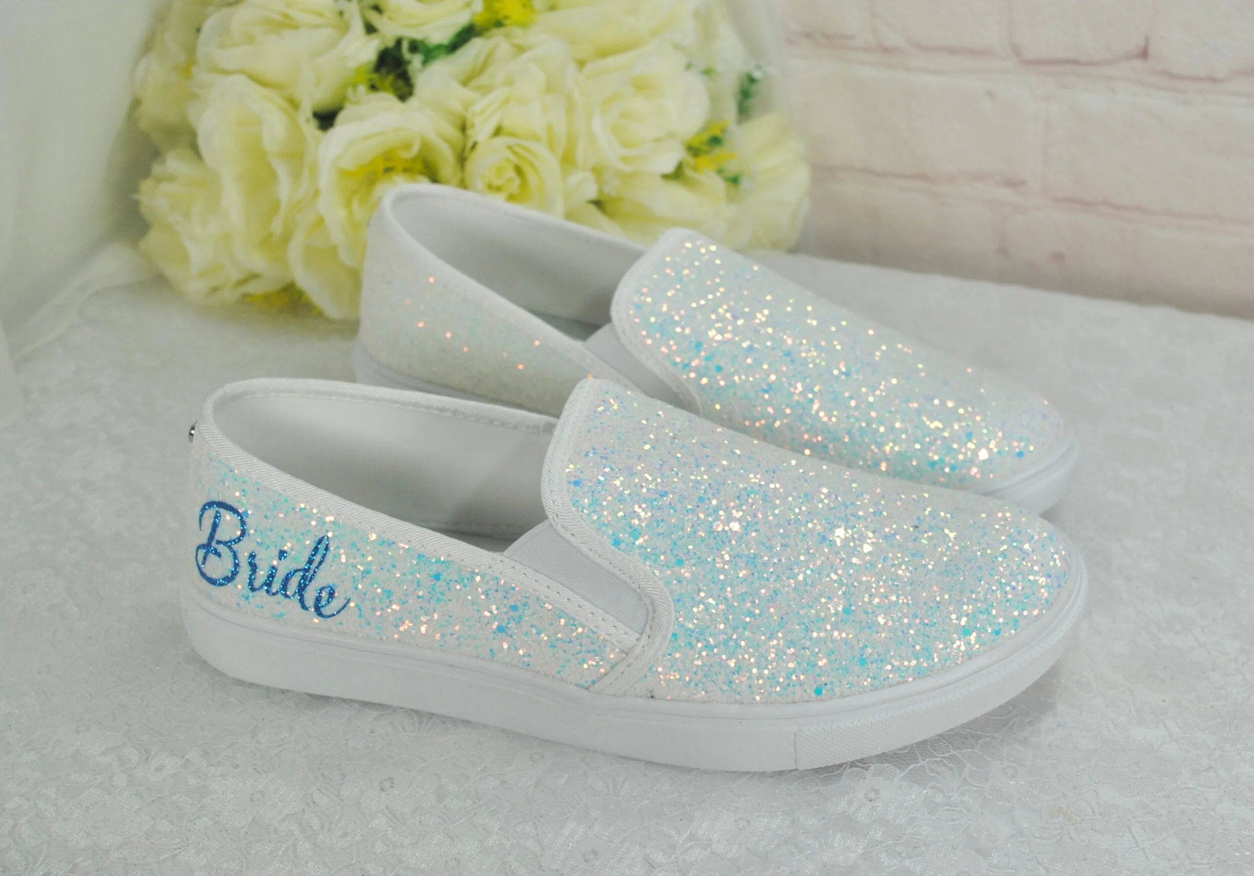 Bride Slip on Trainers UK6/US8.5