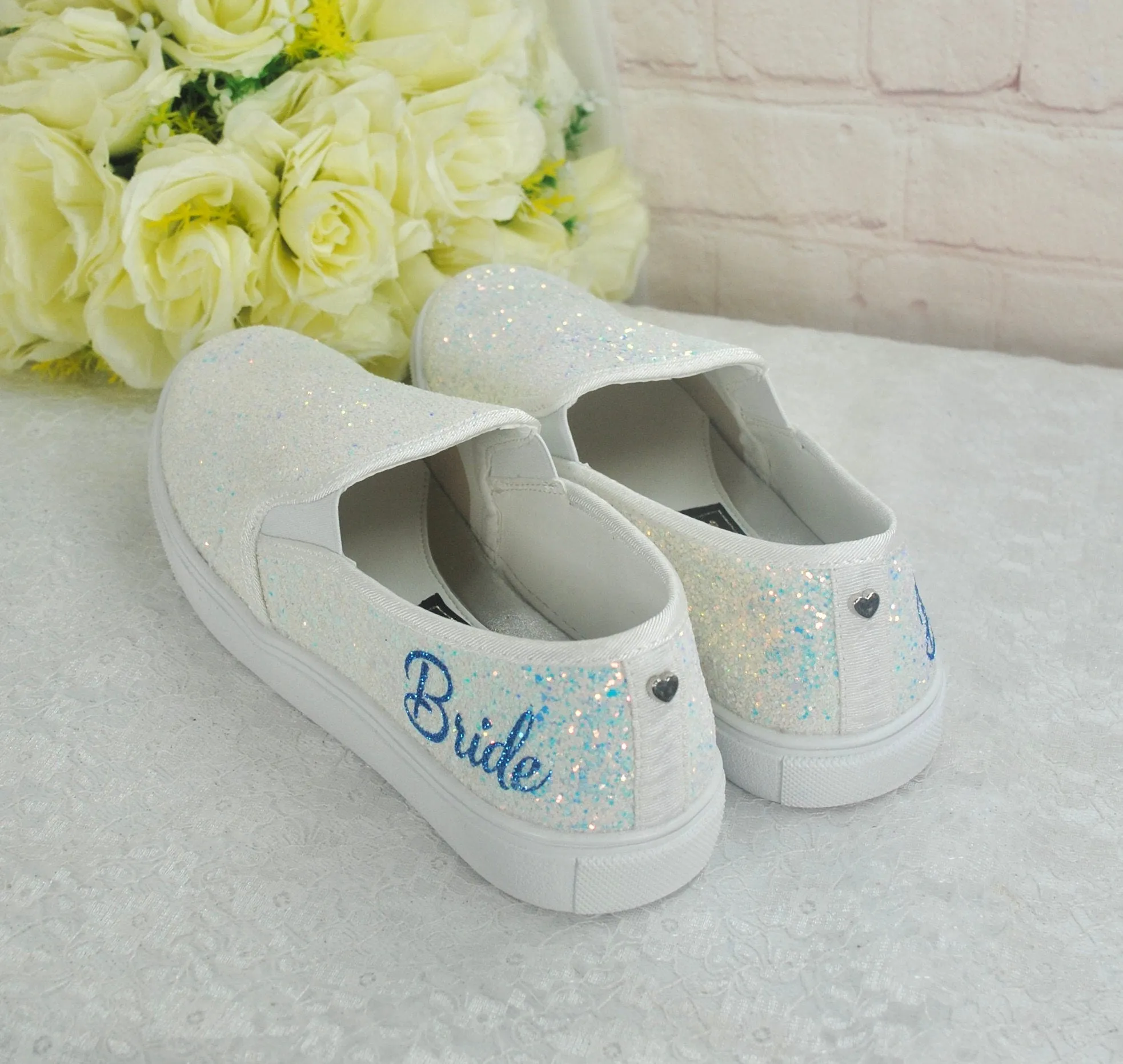 Bride Slip on Trainers UK6/US8.5
