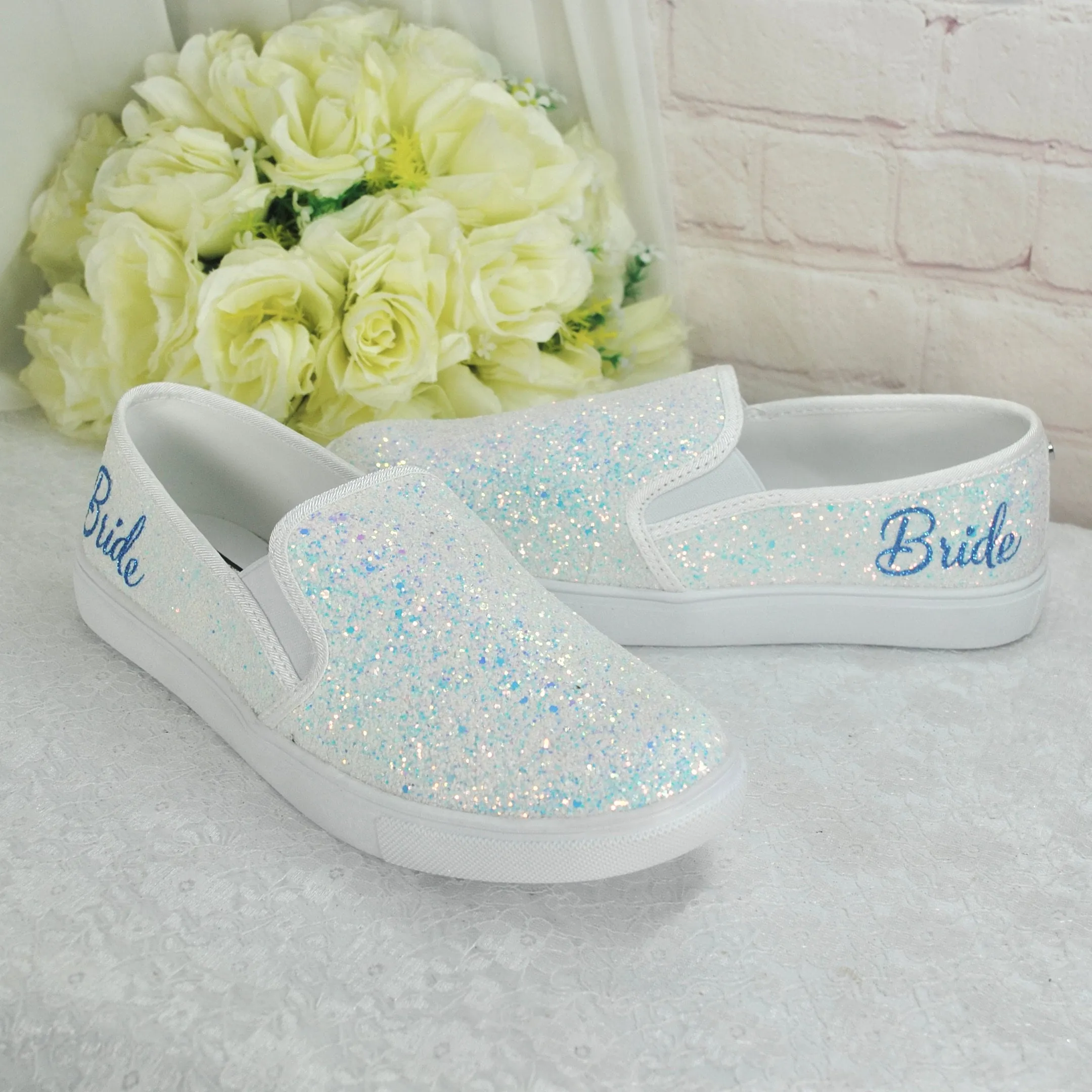 Bride Slip on Trainers UK6/US8.5