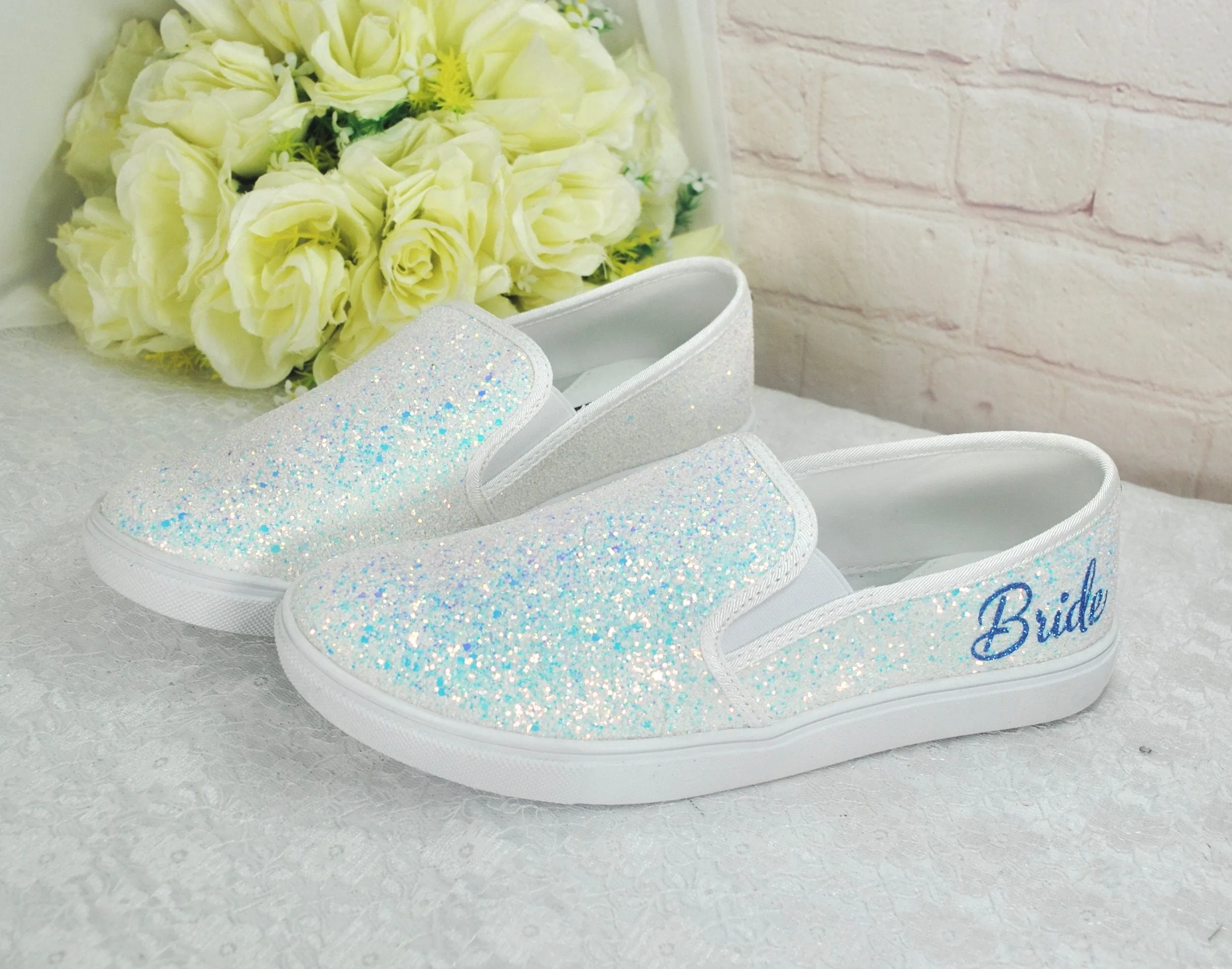 Bride Slip on Trainers UK6/US8.5
