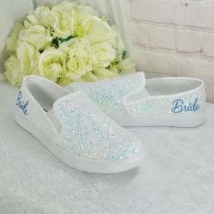 Bride Slip on Trainers UK6/US8.5