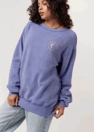 Brighter Days/Darker Days Reversible Sweatshirt by Project Social T | Blue Iris