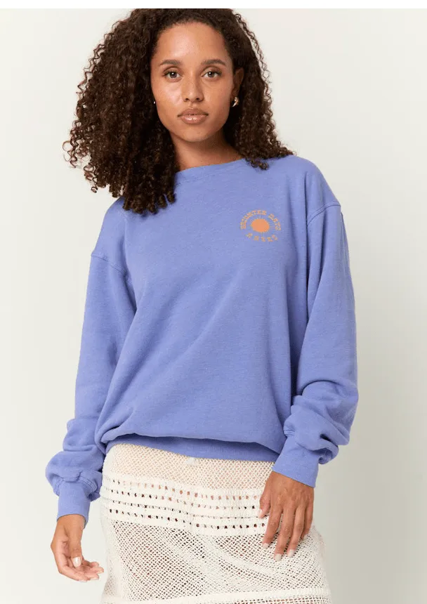Brighter Days/Darker Days Reversible Sweatshirt by Project Social T | Blue Iris
