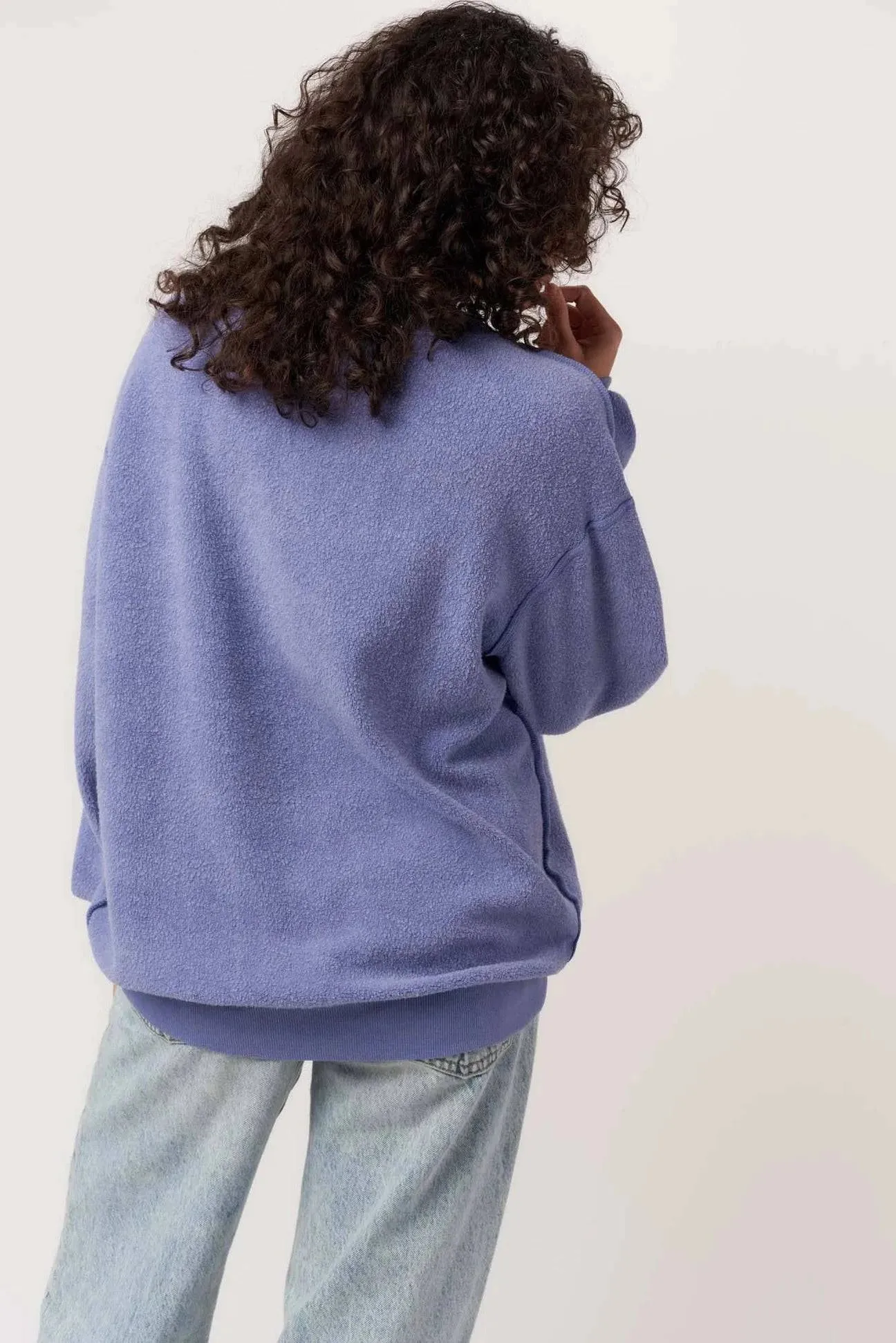 Brighter Days/Darker Days Reversible Sweatshirt by Project Social T | Blue Iris