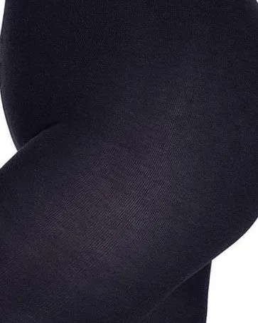 Brooklyn Flat Knit Cotton Blend Sweater Tights | Navy