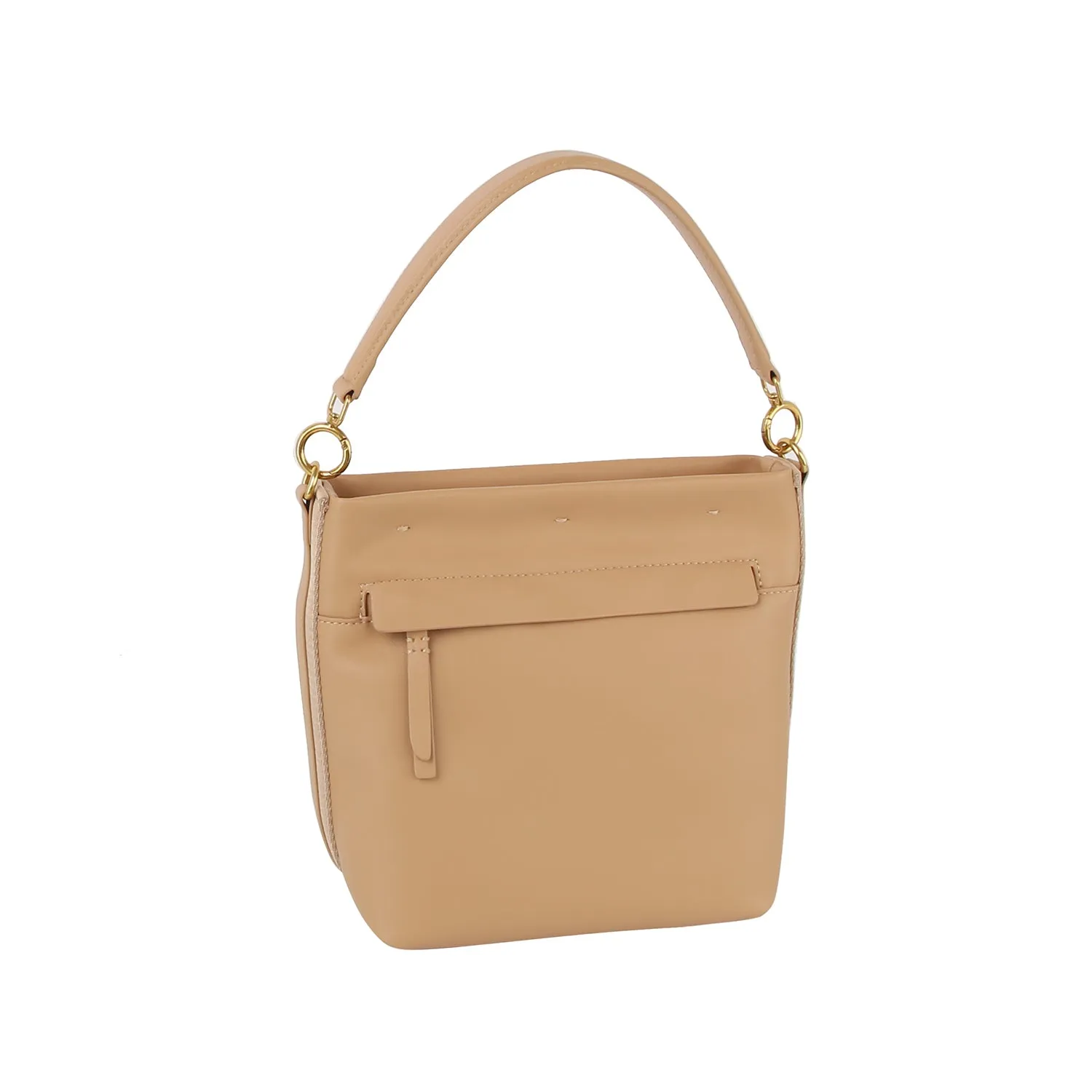 Classic Versatile General Leather Bucket Bag