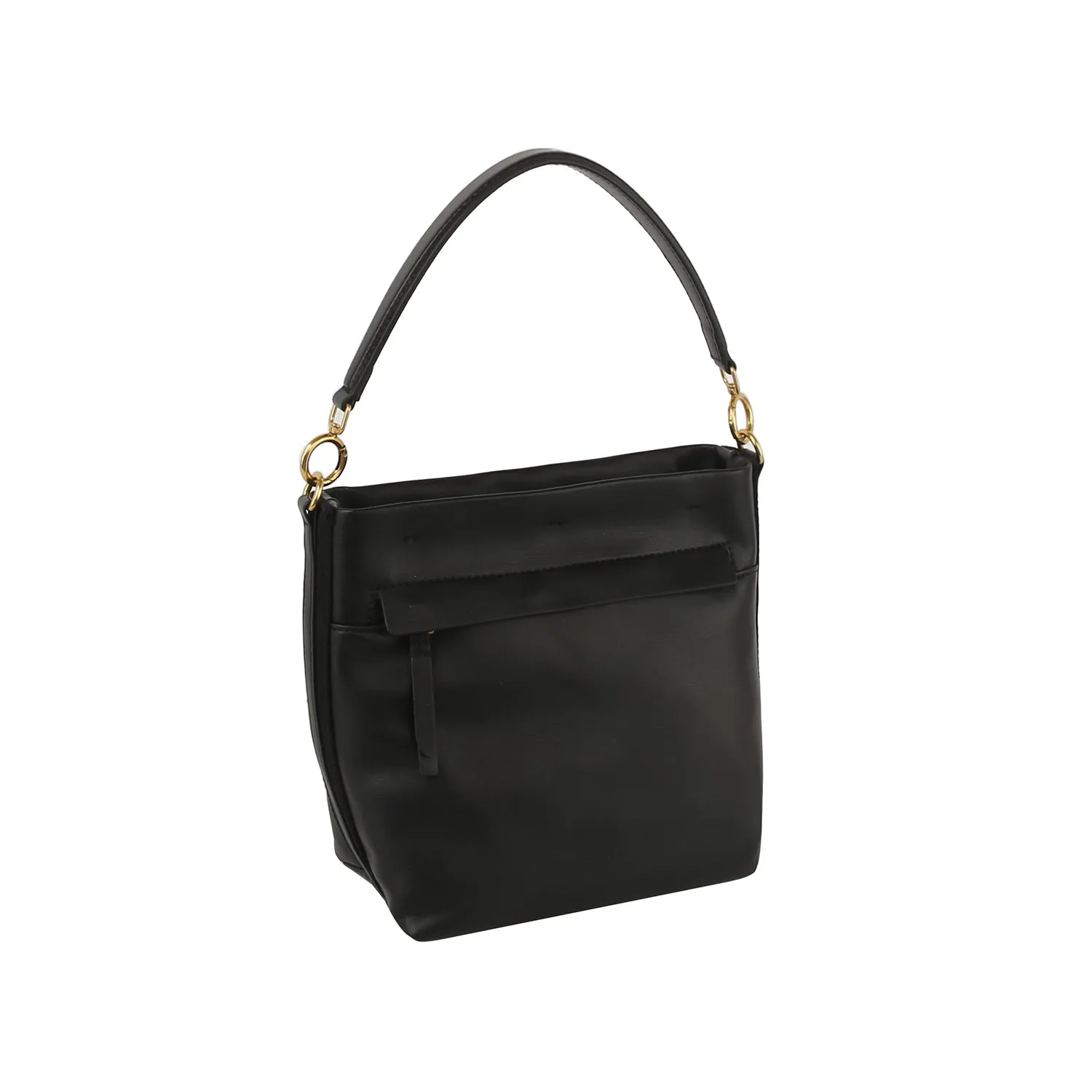 Classic Versatile General Leather Bucket Bag