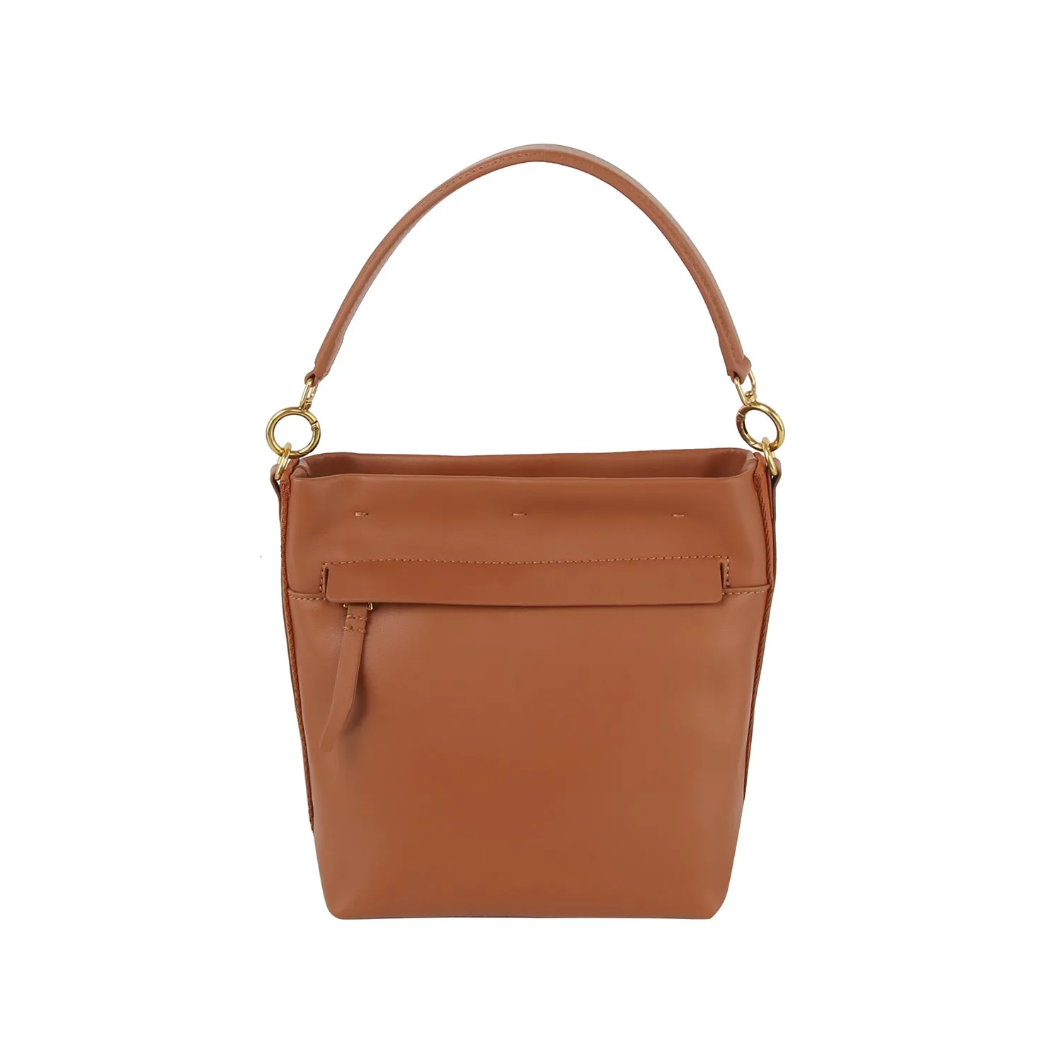 Classic Versatile General Leather Bucket Bag