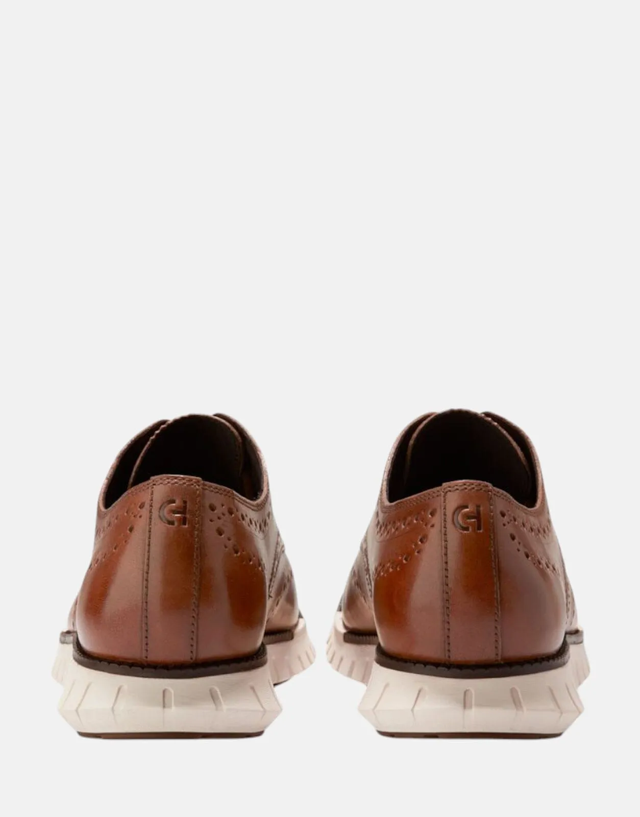 Cole Haan Zerogrand Remastered Wingtip Oxfords British Tan/Ivory