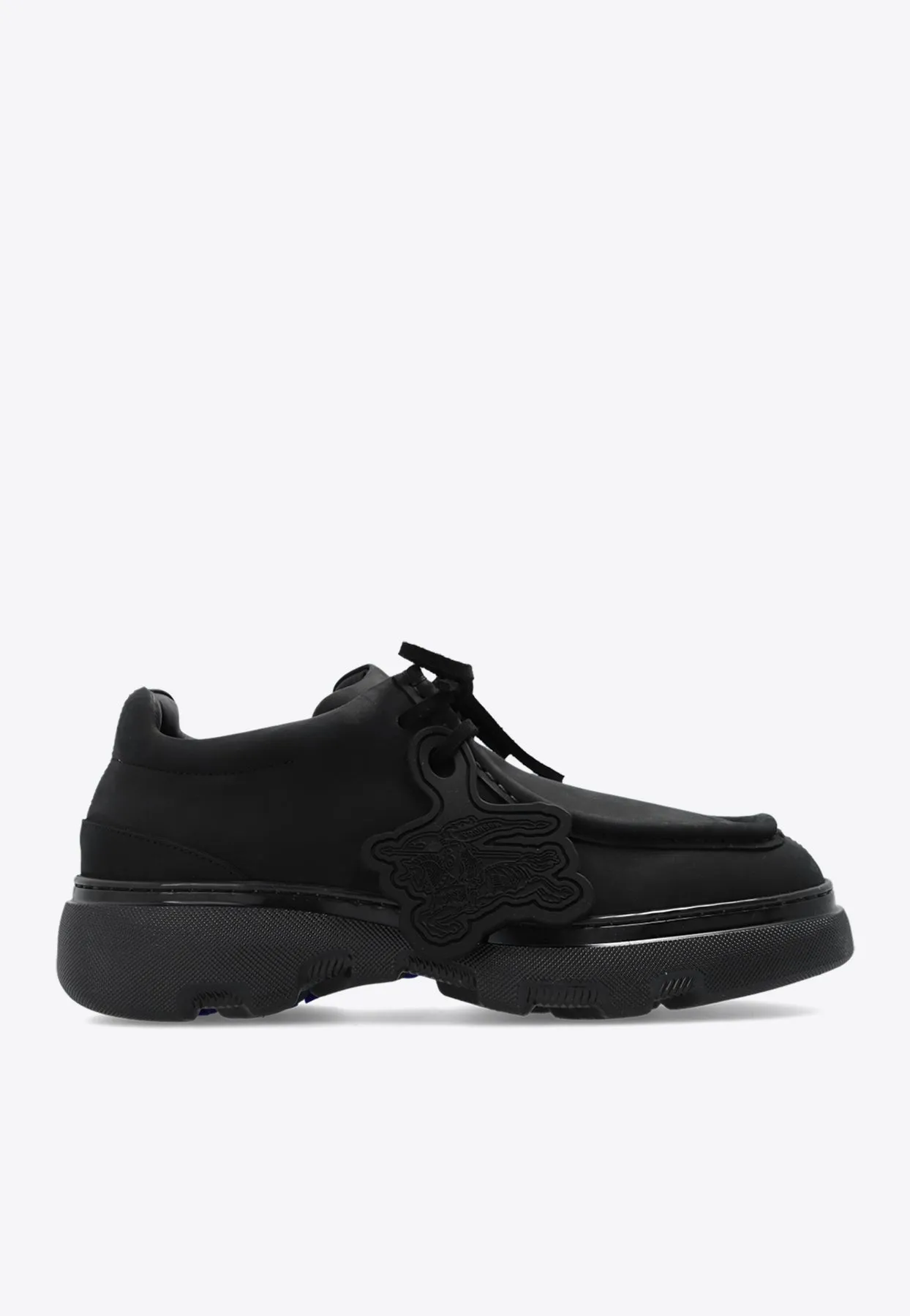 Creeper Nubuck Leather Lace-Up Shoes