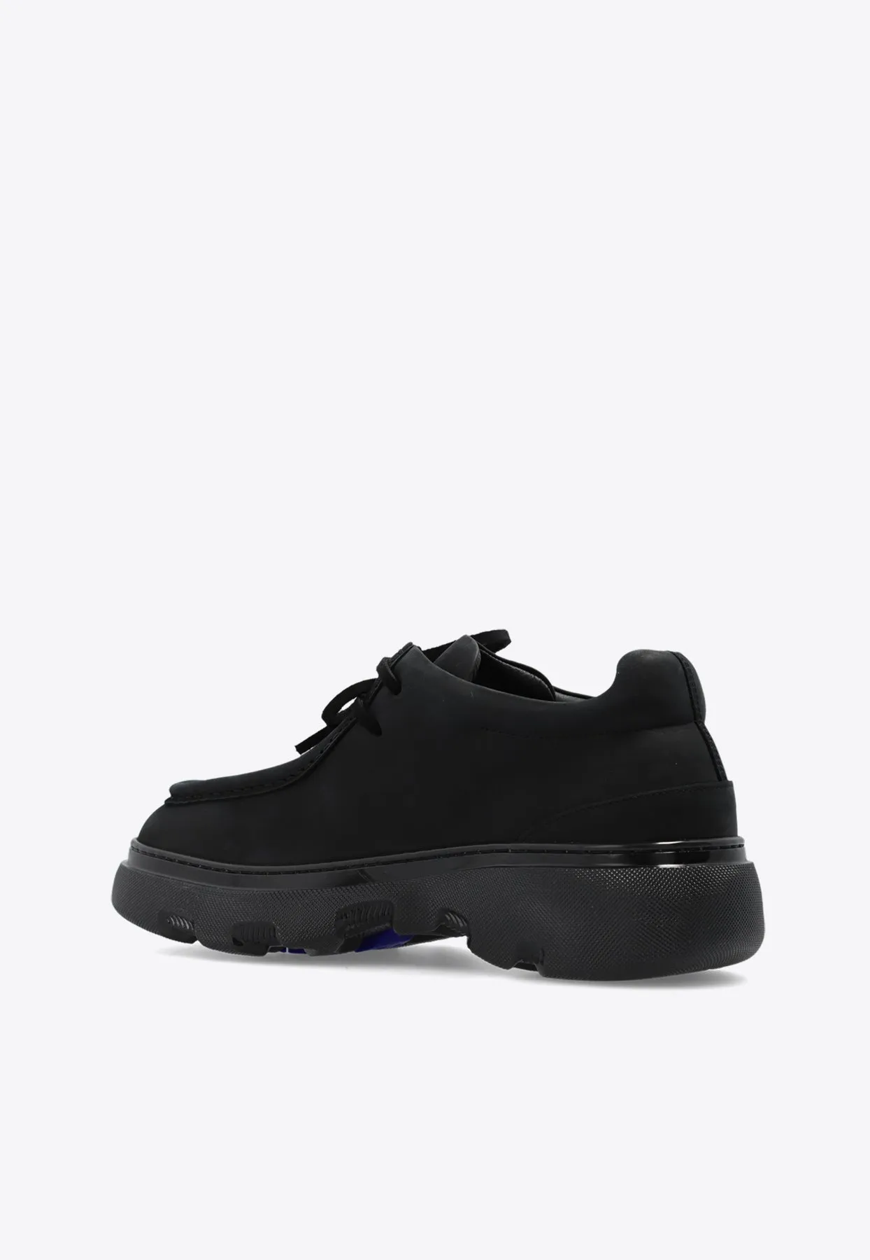 Creeper Nubuck Leather Lace-Up Shoes