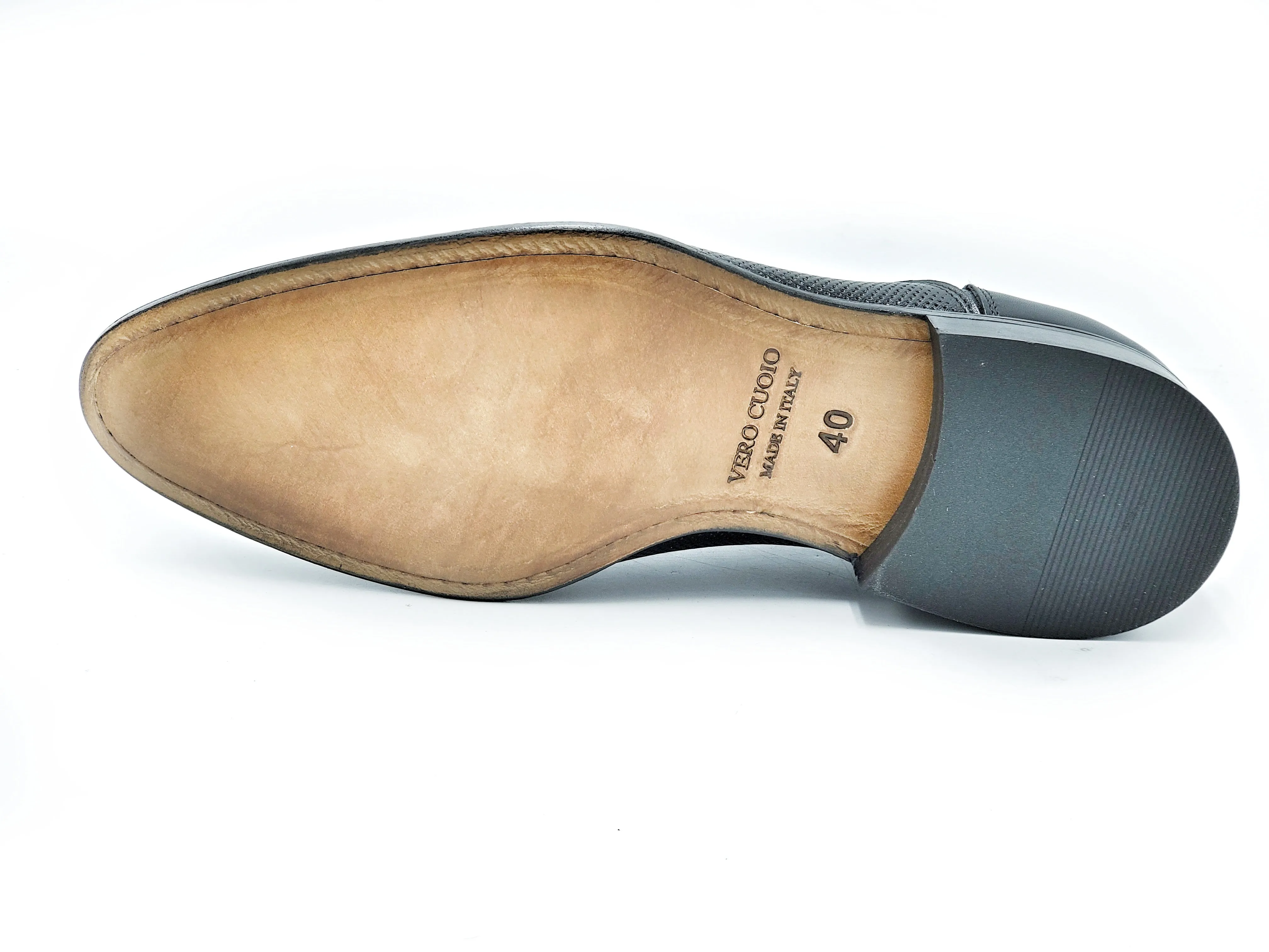 Di Franco Shoes Debry Blake Stich (Black) vero cuoio