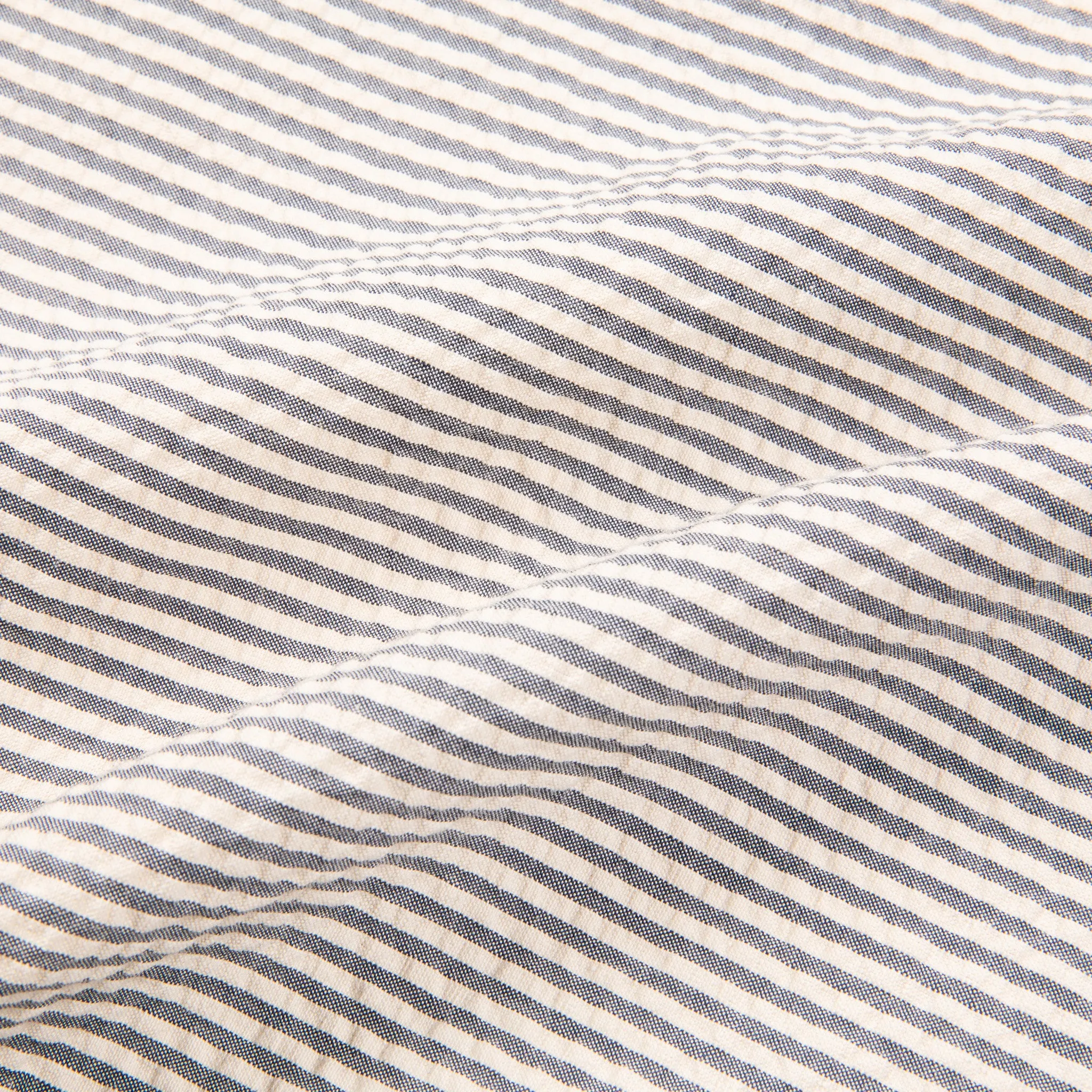 Engineered Garments Andover Pant Navy / Natural Cotton Seersucker