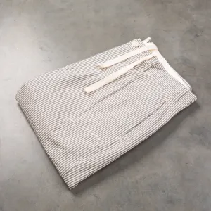 Engineered Garments Andover Pant Navy / Natural Cotton Seersucker