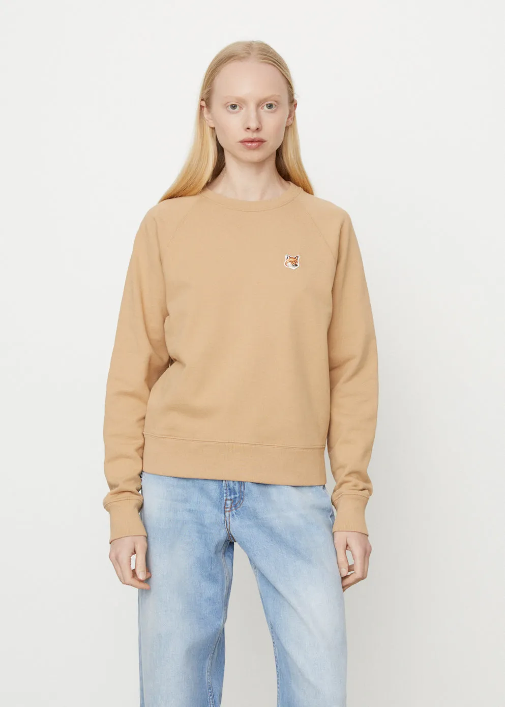 Fox Head Patch Adjusted Sweatshirt