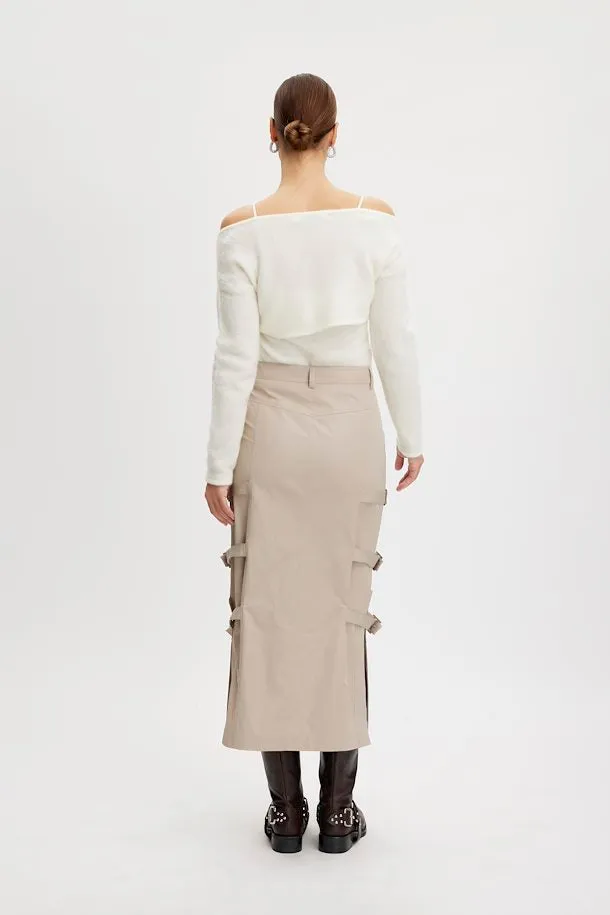 Gestuz Alphagaz Top in IVORY
