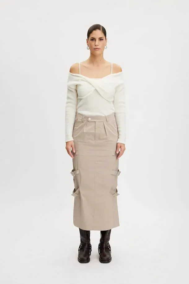 Gestuz Alphagaz Top in IVORY