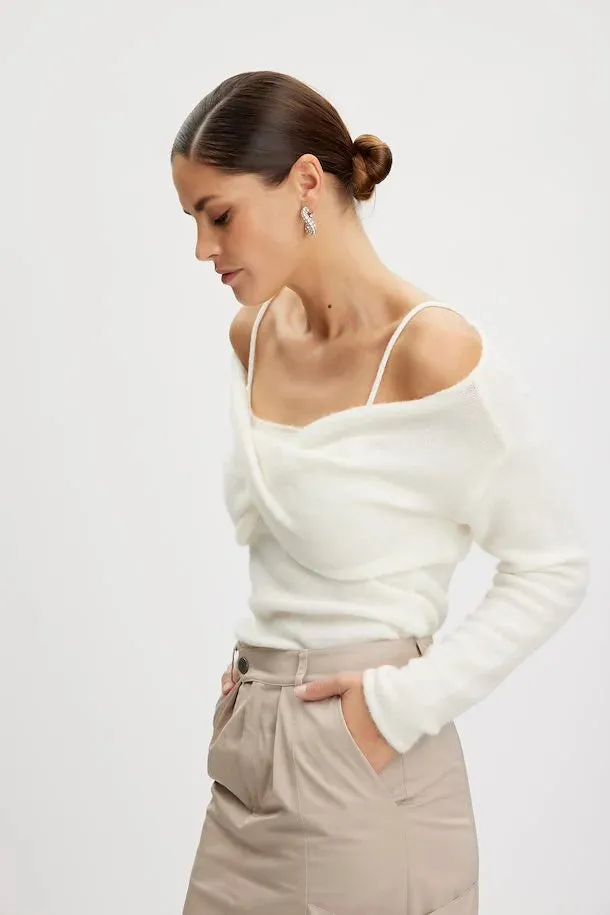 Gestuz Alphagaz Top in IVORY