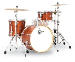Gretsch Catalina Club 3pc Drum Set with 20" BD Satin Walnut Glaze