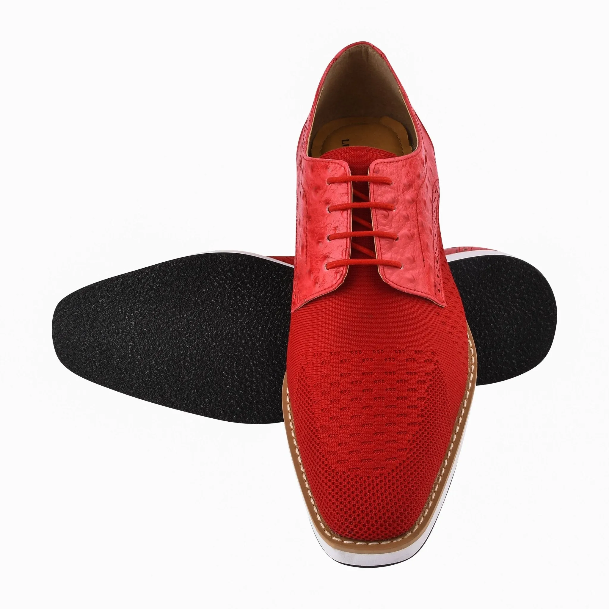 Gutta Leather Textile Casual Sneakers for Men