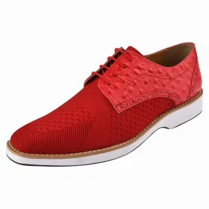 Gutta Leather Textile Casual Sneakers for Men