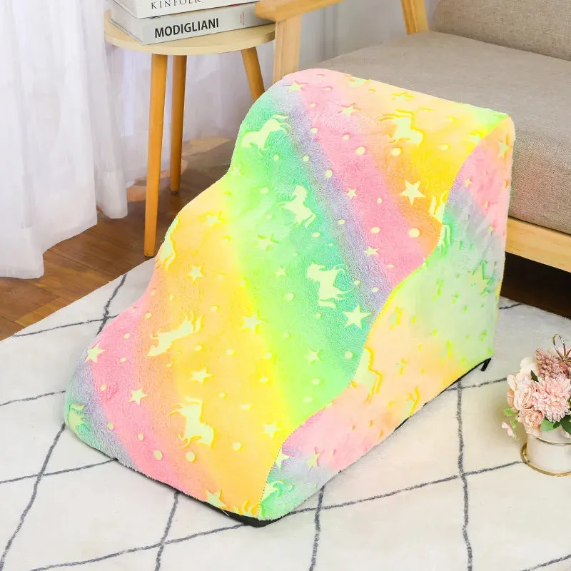 Luminous Pet Stairs with 2/3 Steps - Safe and Easy Access for Your Furry Friend