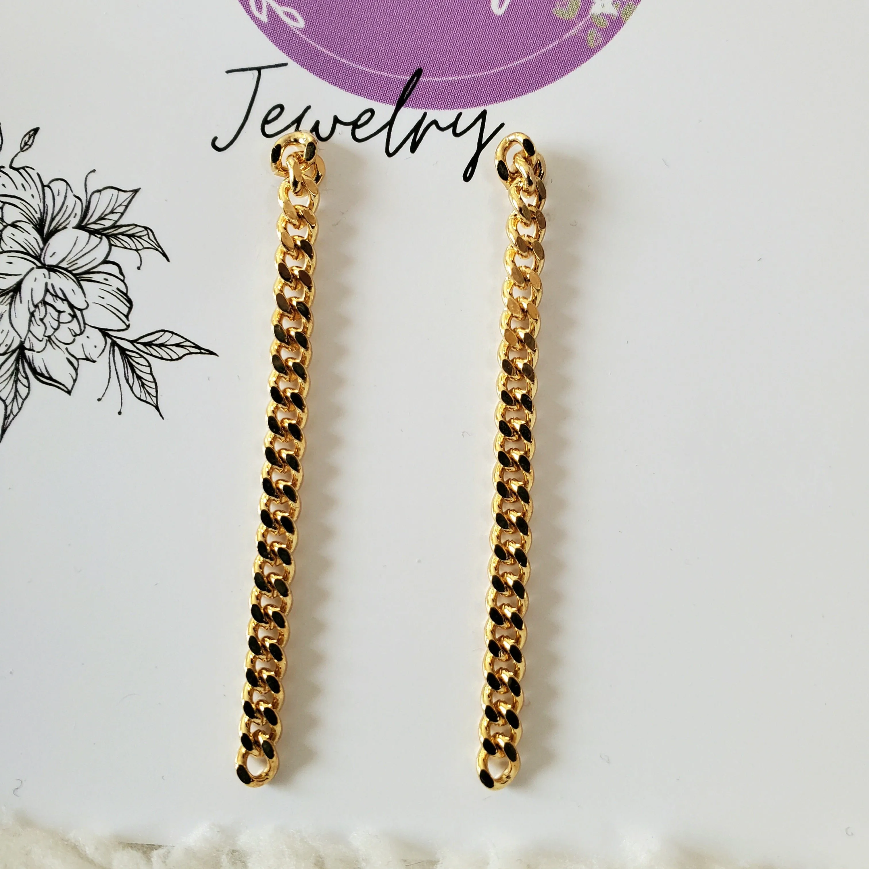 Luxury Chain Metal Earrings