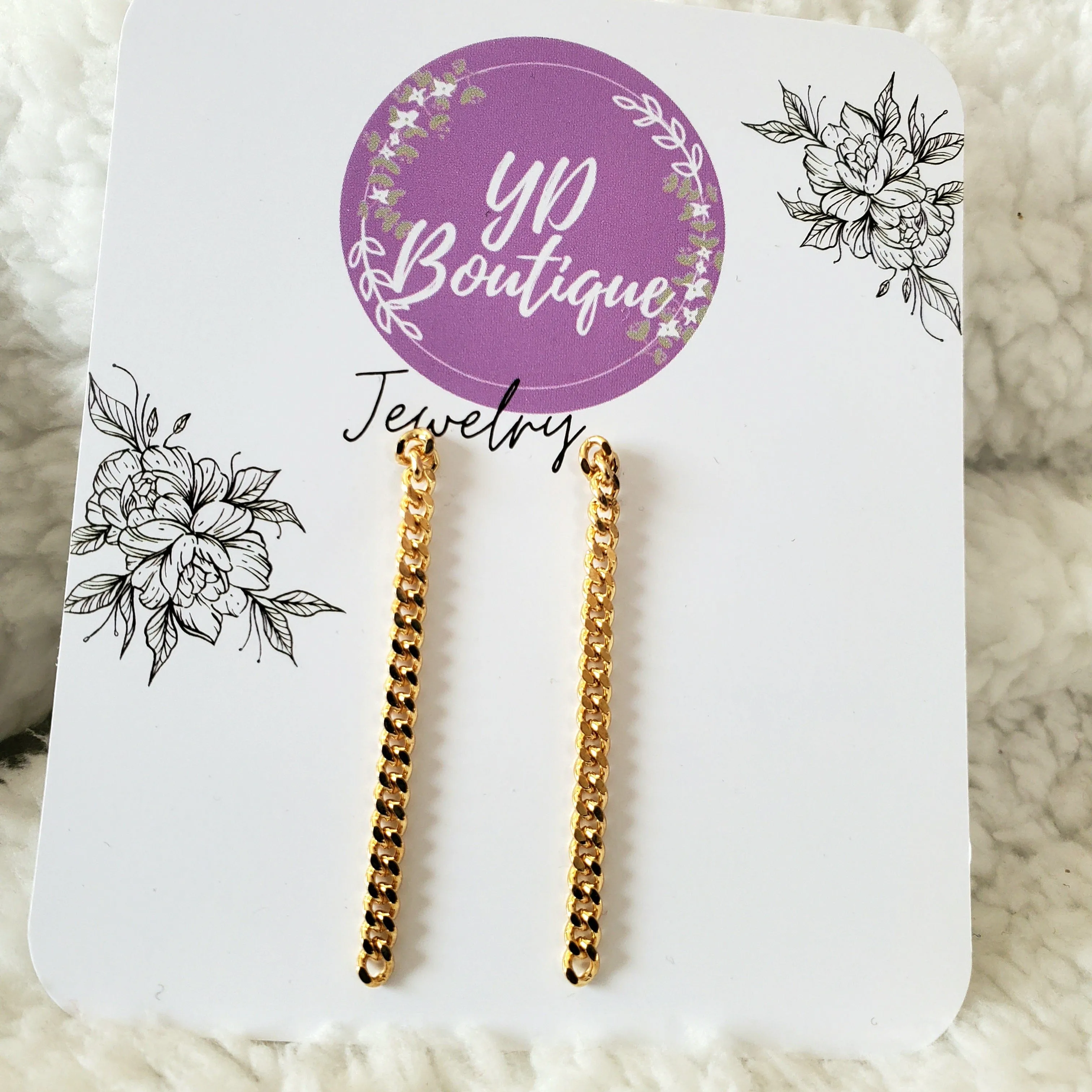 Luxury Chain Metal Earrings