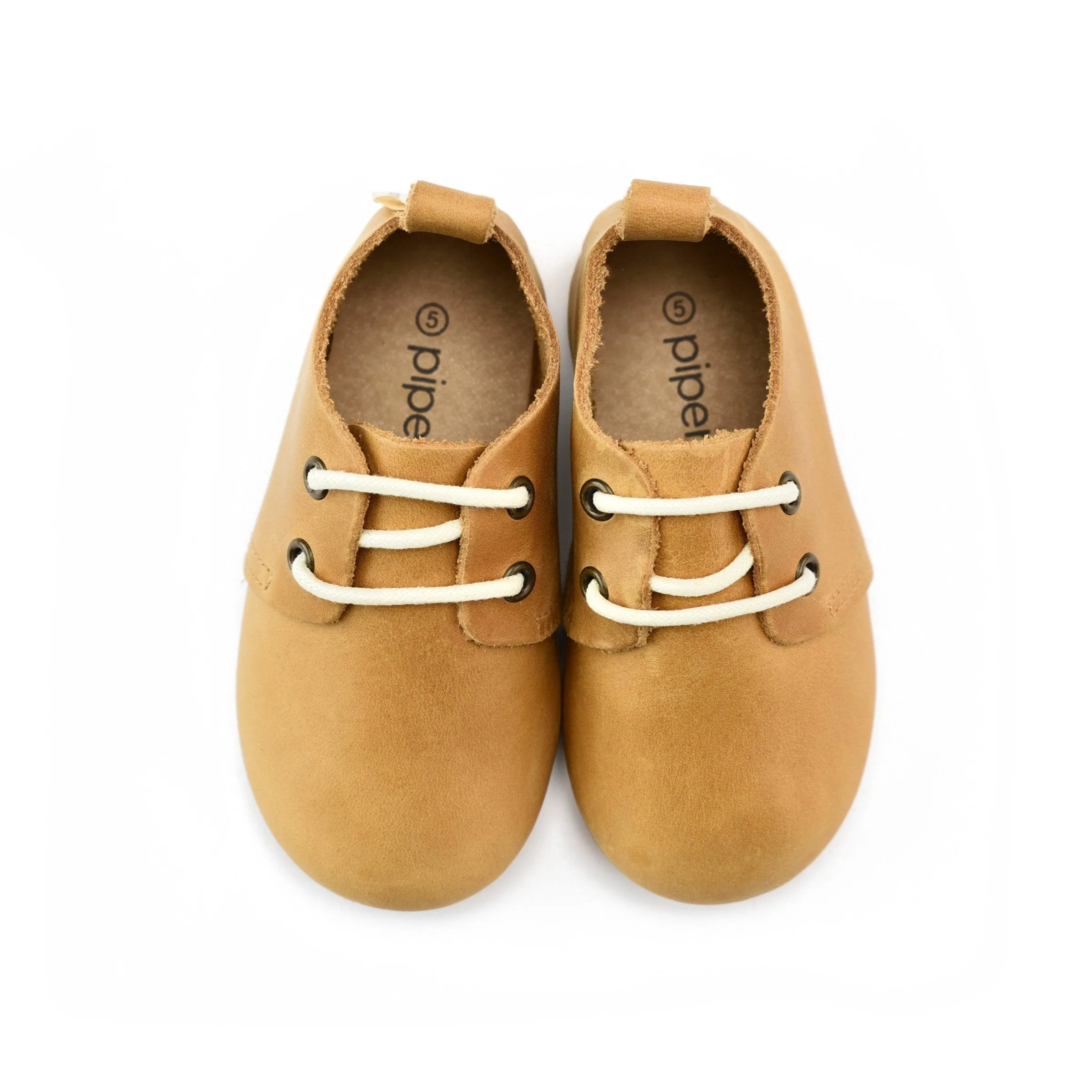 MCHPI Store Natural - Premium Leather Oxfords - Hard Sole