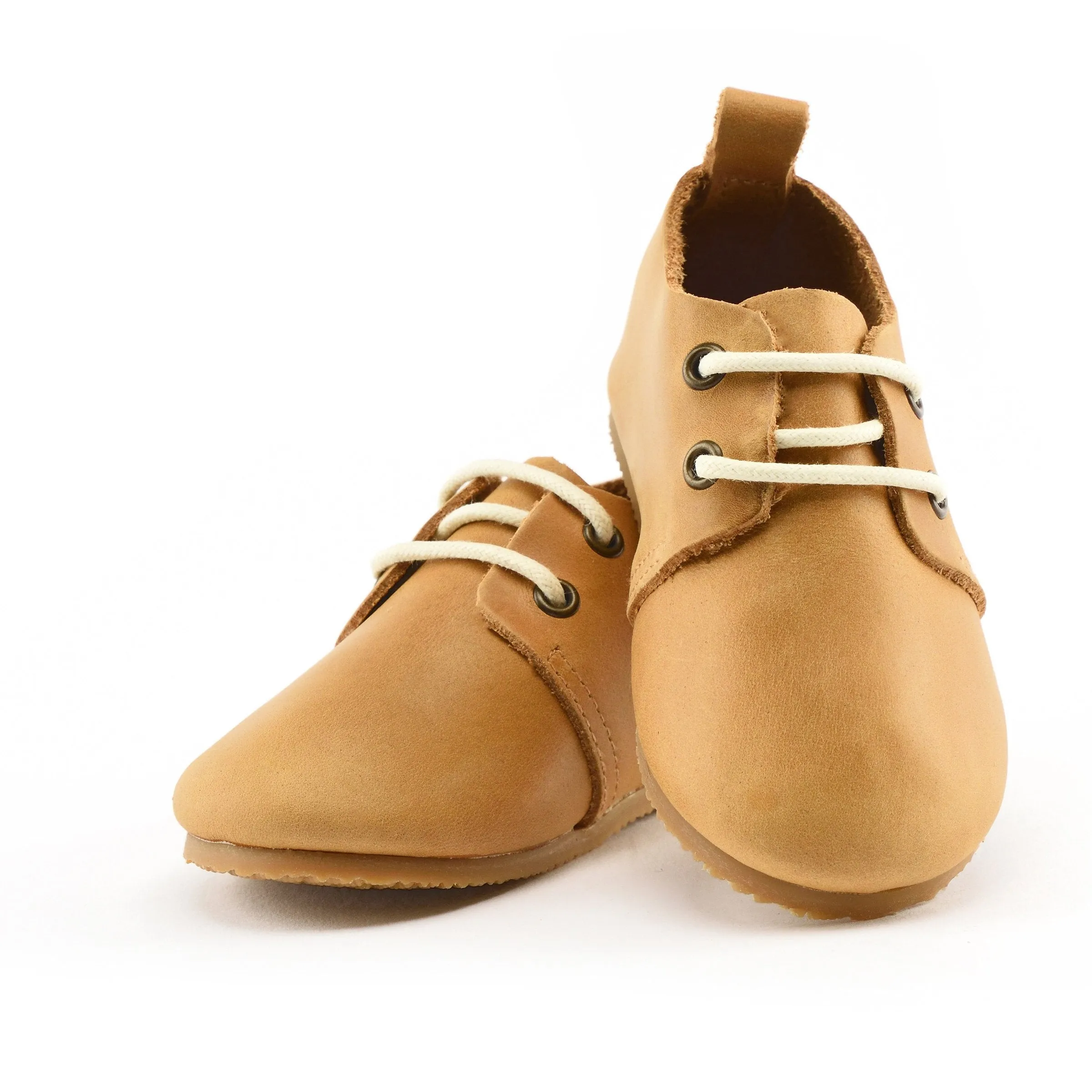 MCHPI Store Natural - Premium Leather Oxfords - Hard Sole
