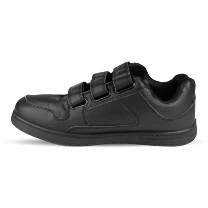 Mens Black Lace Up Trainer