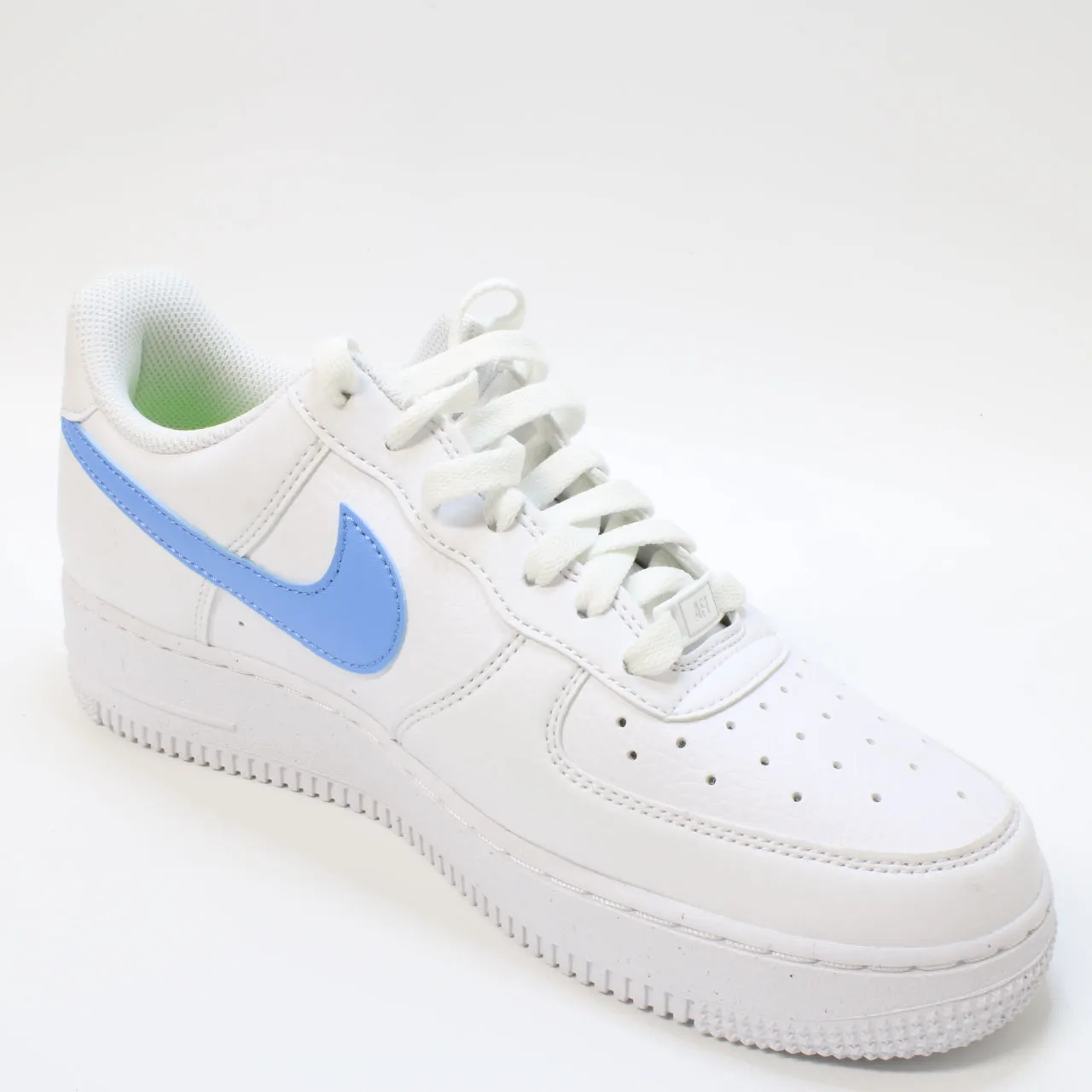 Nike Air Force 1 07 White Universal Blue White Volt Black Uk Size 6