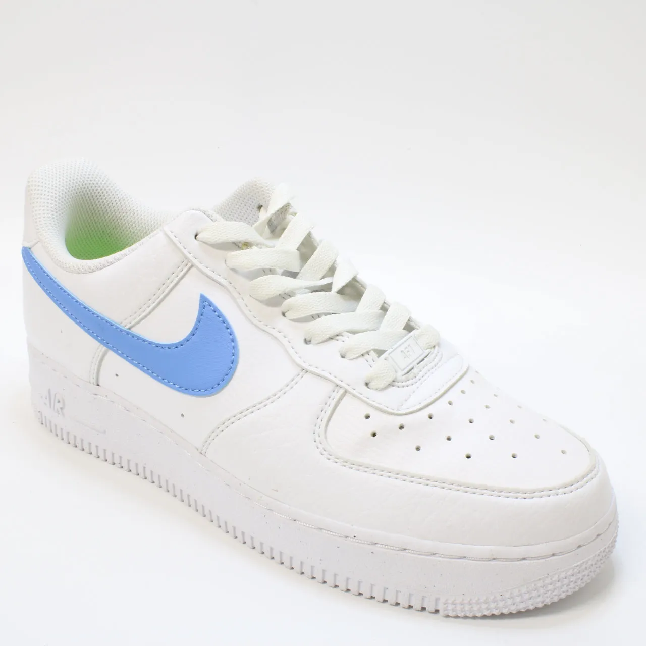 Nike Air Force 1 07 White Universal Blue White Volt Black Uk Size 6