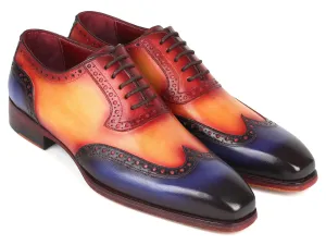 Paul Parkman Goodyear Welted Men's Wingtip Oxfords Multicolor