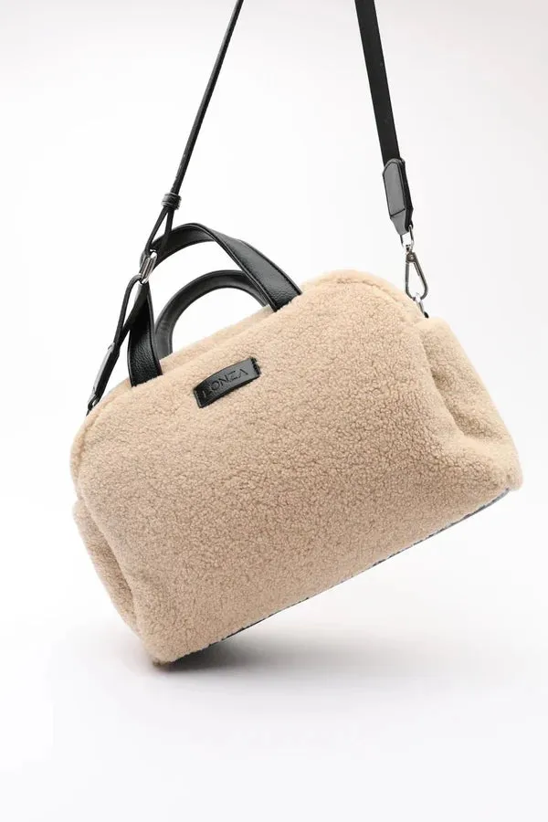Puff Buckle Beige   Nestle Milk