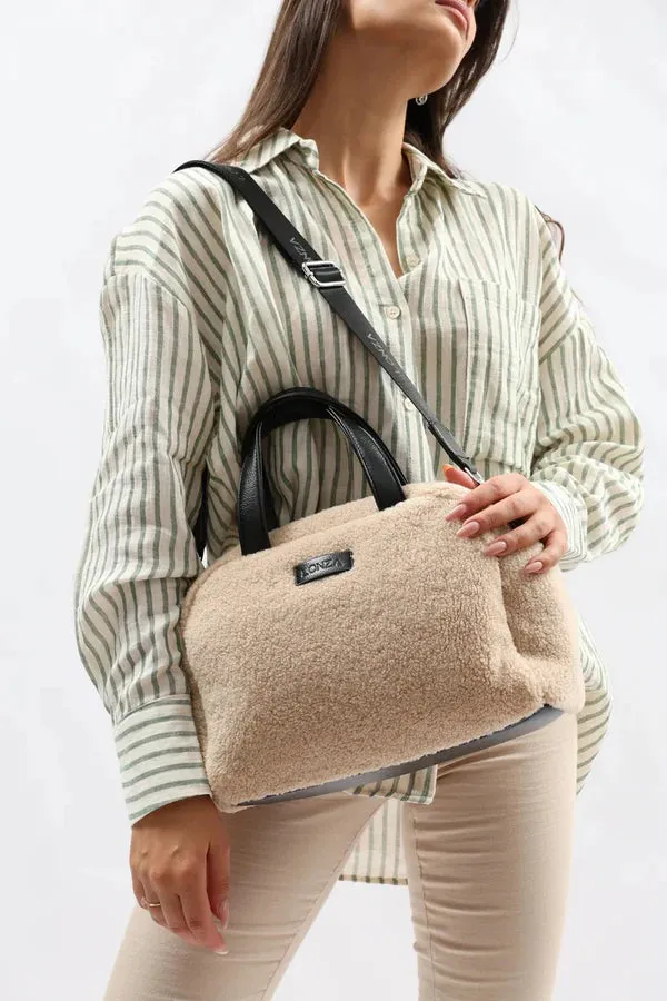 Puff Buckle Beige   Nestle Milk