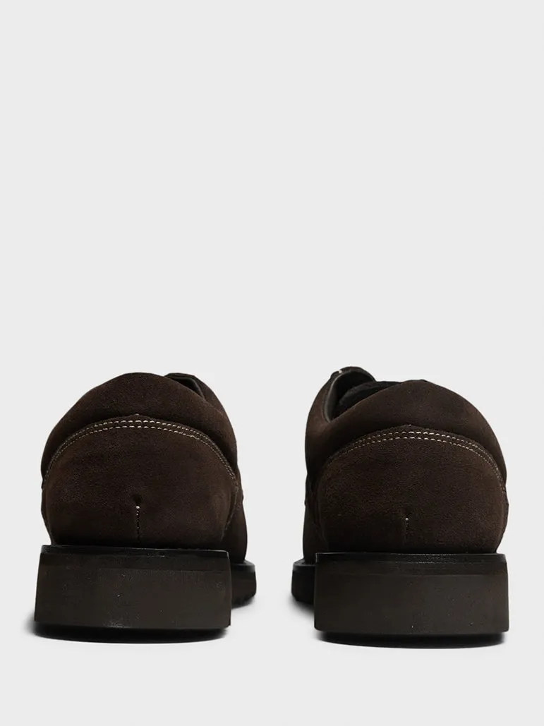 Thiers Shoes in Sport Marron Vel Marron