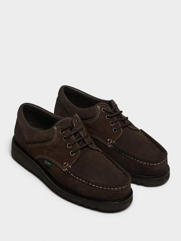 Thiers Shoes in Sport Marron Vel Marron