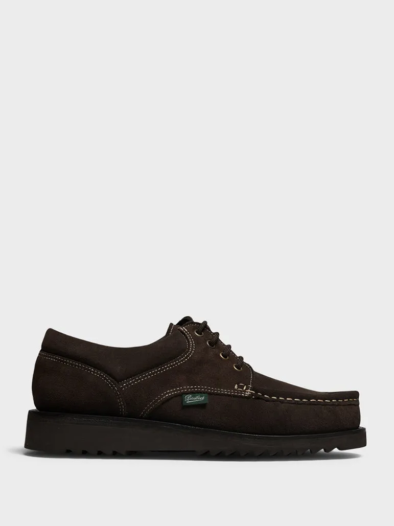 Thiers Shoes in Sport Marron Vel Marron