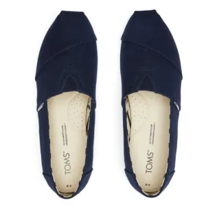 TOMS Navy Recycled Cotton Canvas - Men