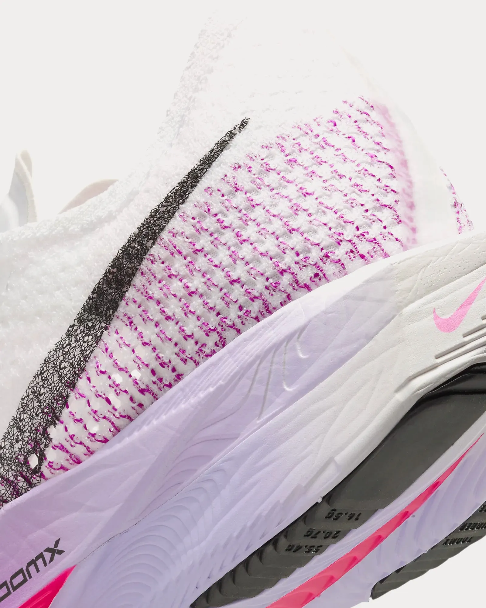 Vaporfly 3 White / Vivid Purple / Purple Agate / Black Running Shoes