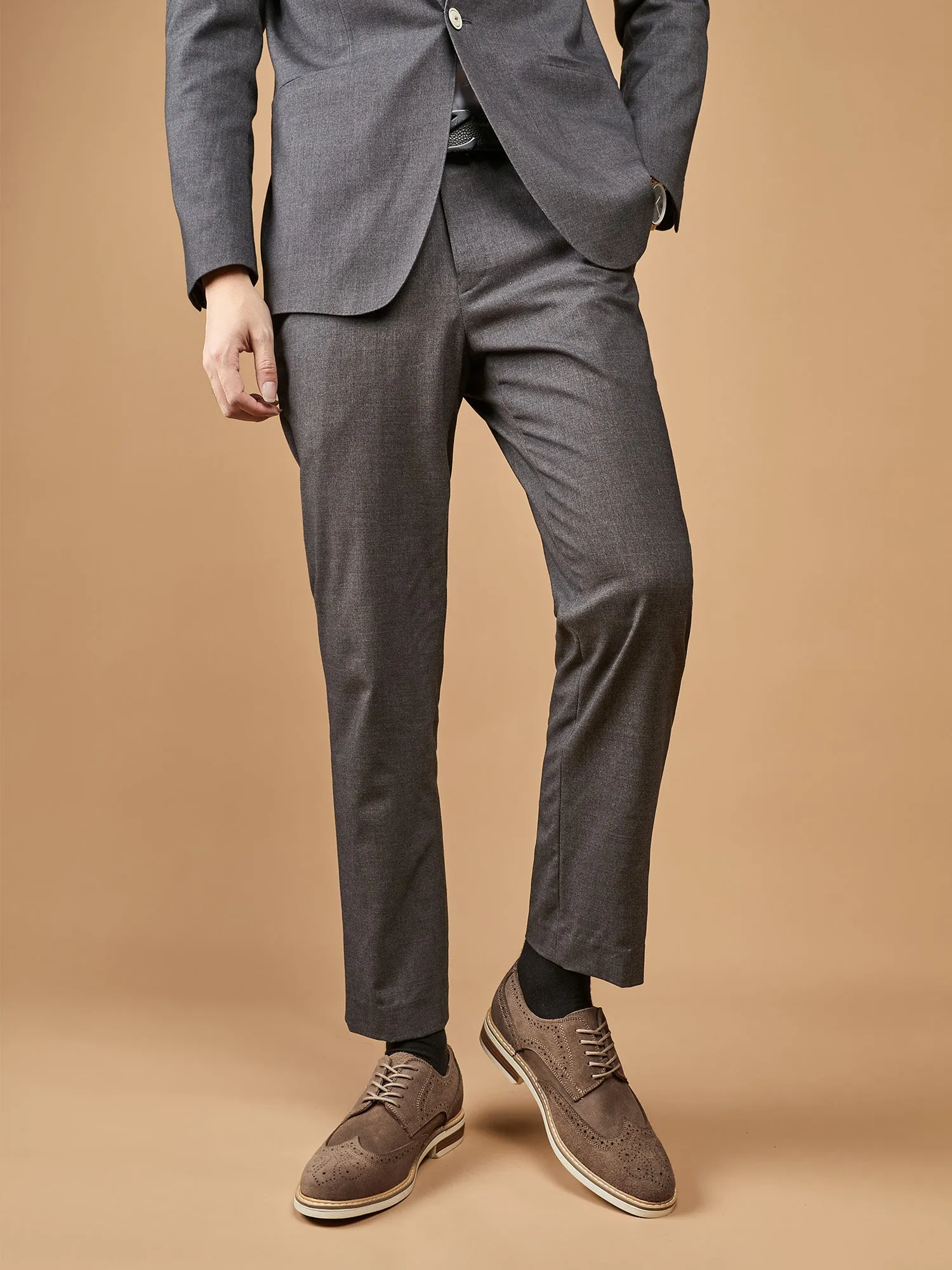Wingtip Sude Schoenen - Heren - Tijdloze Klasse en Luxe