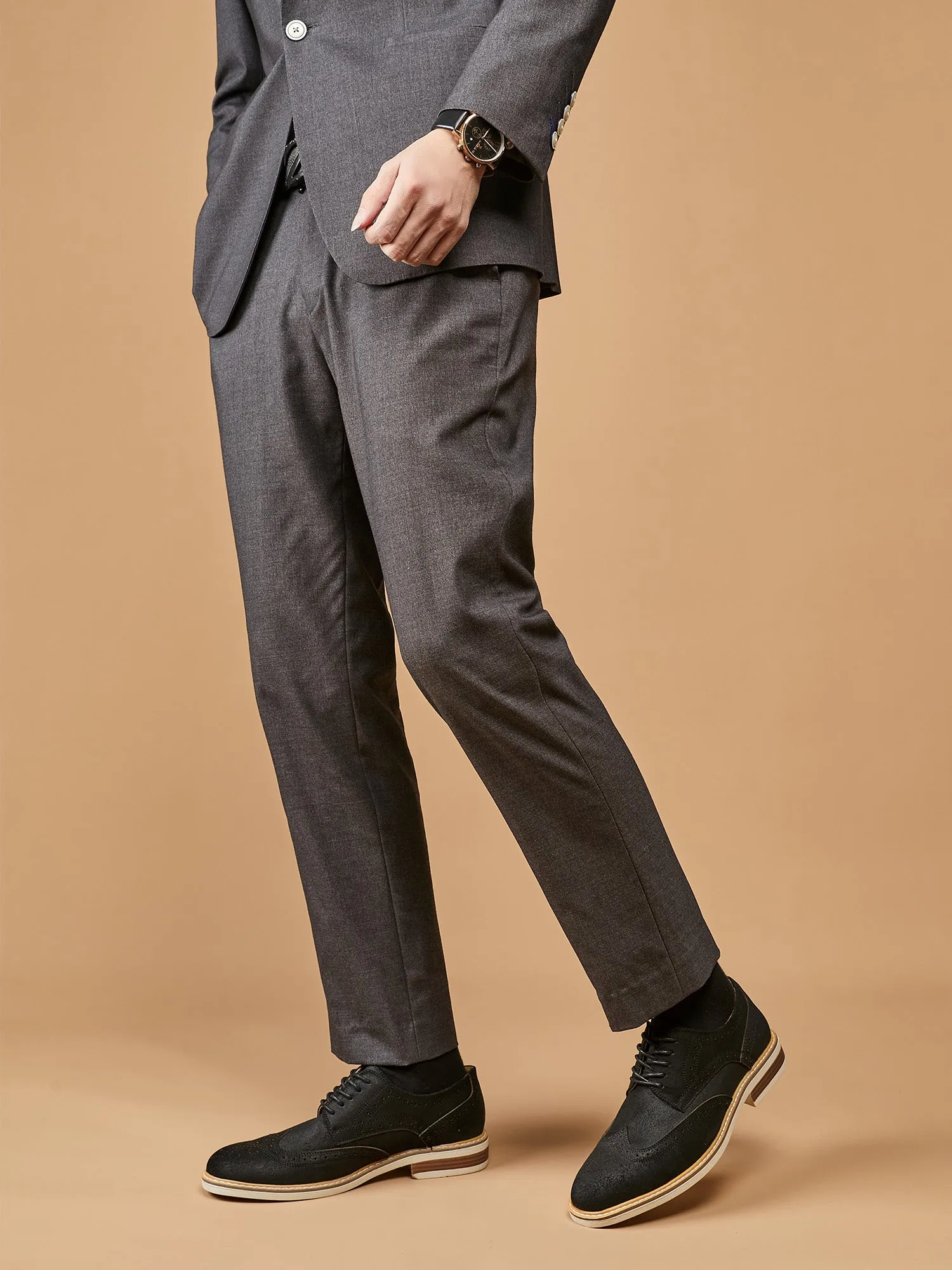 Wingtip Sude Schoenen - Heren - Tijdloze Klasse en Luxe