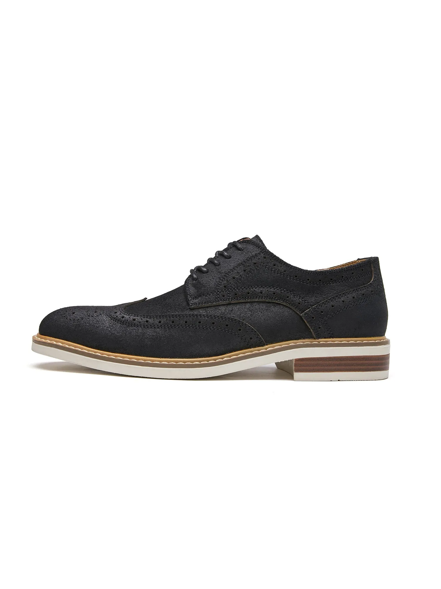 Wingtip Sude Schoenen - Heren - Tijdloze Klasse en Luxe