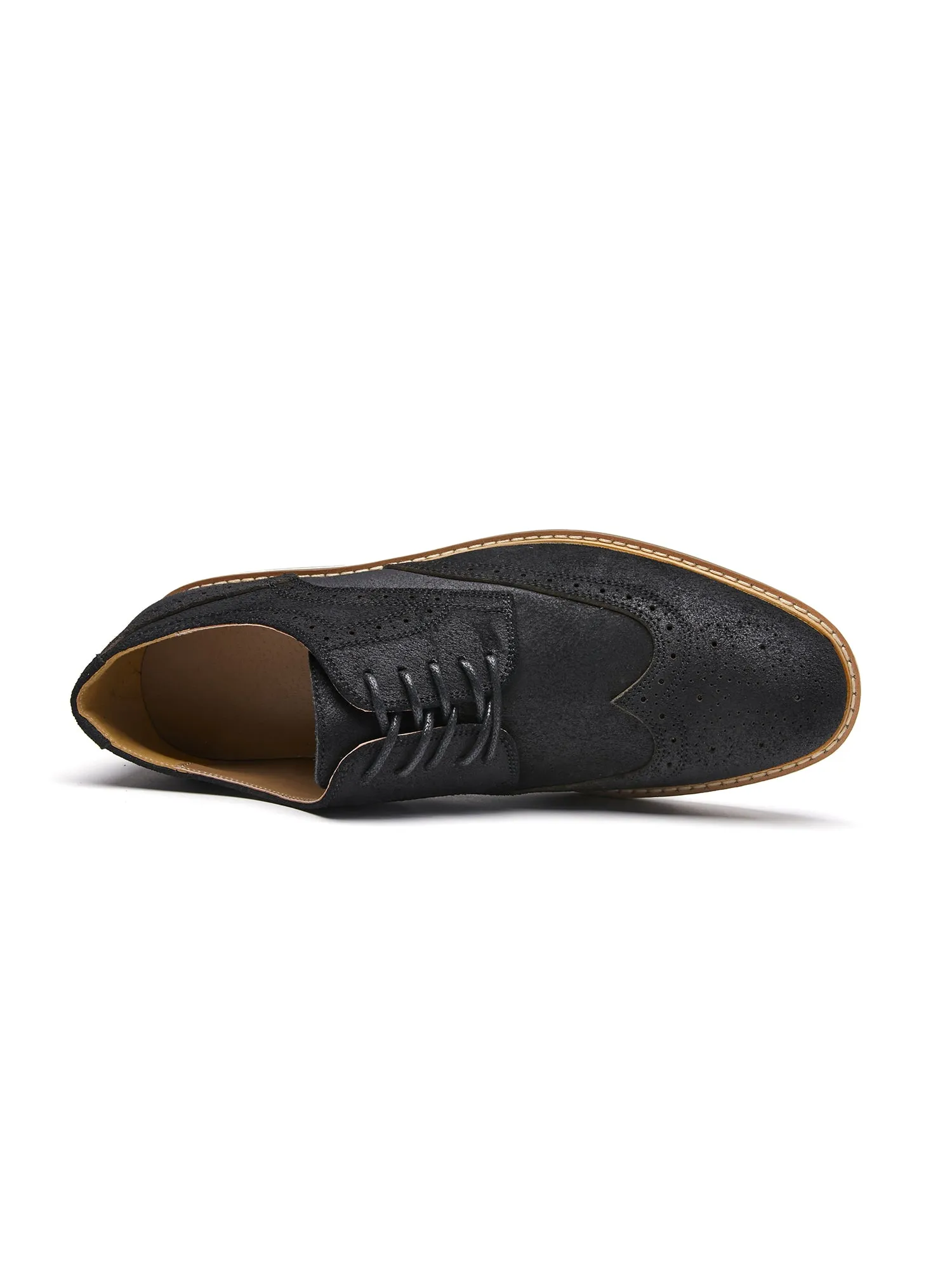 Wingtip Sude Schoenen - Heren - Tijdloze Klasse en Luxe